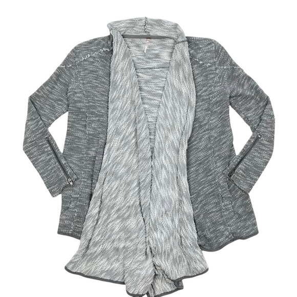 Free People Cardigans | Free People in the Loop cardigan small zip sleeve duster - Picture 2 of 5